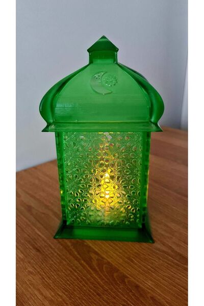 Maflen SINIRLI SAYIDA Alev Efektli Led Mum Işıklı Ramazan Feneri Ramadan Lant...