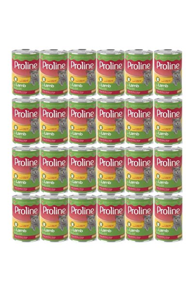 Proline Proline Sos İçinde Kuzu Etli Yetişkin Kedi Konservesi 400 Gr*24 Adet