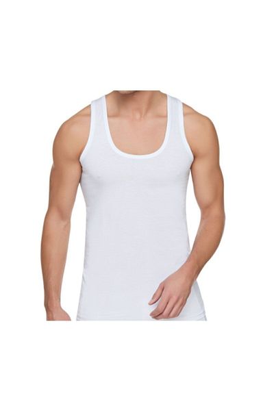 Tutku Tricou alb din bumbac pentru bărbați, pachet de 3