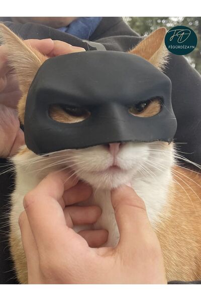 FigürDizayn Batman Kedi Maskesi- Kedi Batman Maskesi