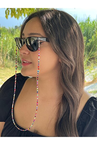 glasses accessory Gözlük zinciri boncuklu cam boncuk