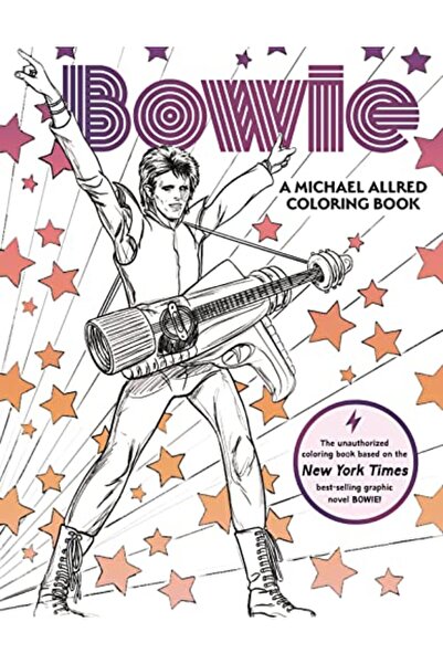 Simon Schuster كتاب تلوين Bowie A Michael Allred كتاب التلوين غير المصرح به ا...