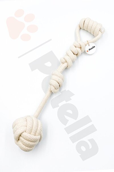 Petella Köpek Oyuncağı Köpek Kemirme Oyuncağı Köpek Çekme Oyuncağı Halat Isırma Oyuncağı Diş Ipi Büyük Boy