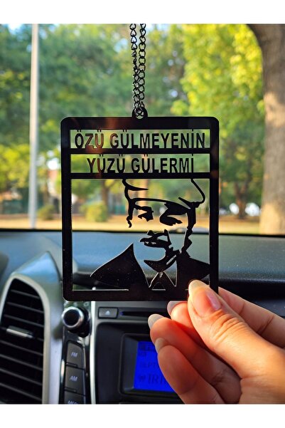 Mio Life Araba Süsü Metal Neşet Ertaş Dikiz Aynası Süsü Hediyelik Eşya Oto Ak...