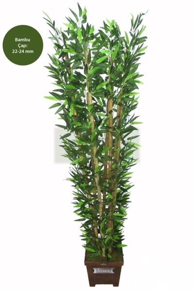 Yapay Çiçek Deposu Yapay Bambu Ağacı 6 Gövde 180 Cm Model4