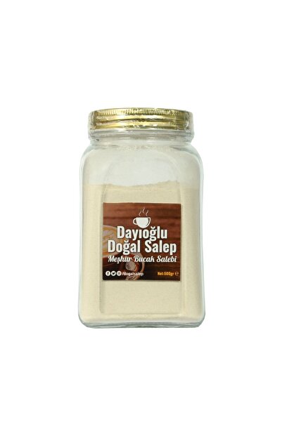 Dayıoğlu Doğal Sahlep Toz Salep Doğal Meşhur Bucak Sahlebi Dondurma Salebi 500 gr Salep