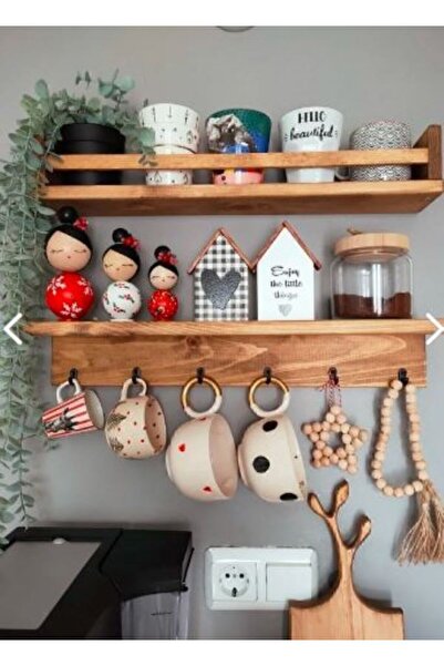 Tooall Mutfak ,Kahve Köşesi 2 Li Raflı Set