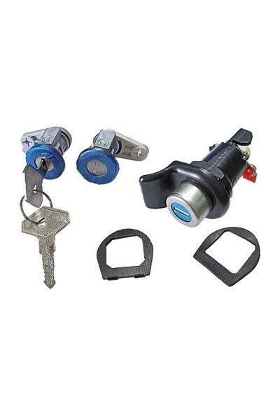 Myd Group RENAULT R19 EUROPA KAPI KİLİDİ ŞİFRESİ + BAGAJ KİLİDİ 3'LÜ SET ANAH...