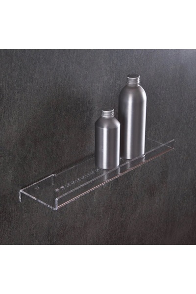 Trend Pleksi Banyo Raf (Şeffaf 40cm)