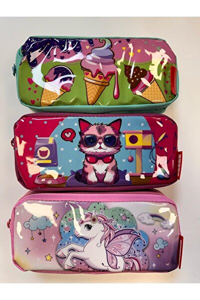 Südor 1 Adet Çift Gözlü Kız Kalem Çantası Südor 178788899966552 Südor Çift Gö...