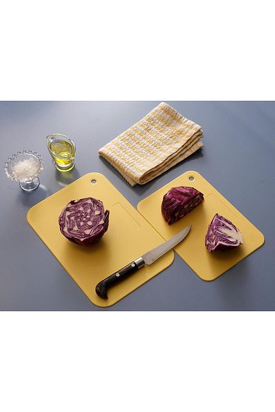 TURALLİ 2-Piece Flexible Cutting Board, Bendable Cutting Mat