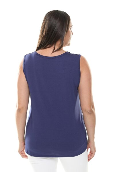 tarzımsüper Plus Size 4-Season Lycra Comfort Combed Cotton Undershirt Blouse - Thick Straps