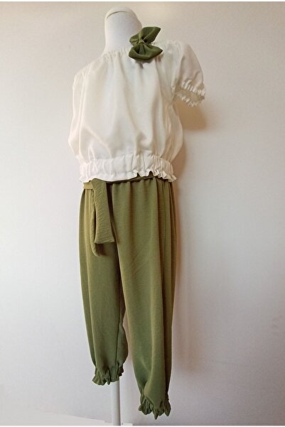 moms and babies طقم بنطلون بوستير بناتي