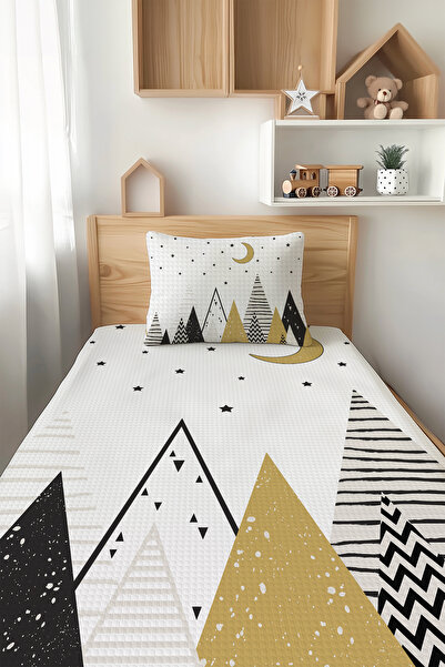 Talia Home طقم بيكيه للأطفال بنمط جبل واحد TLAP-317