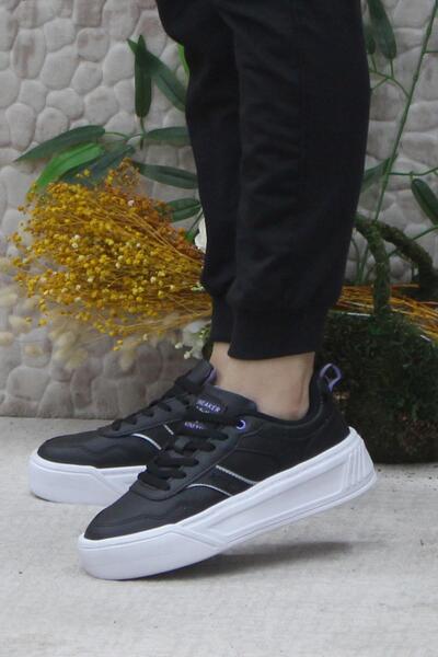 Kinetix Tenis Adexa Pu W - alb-negru, pantofi de damă ușori și confortabili