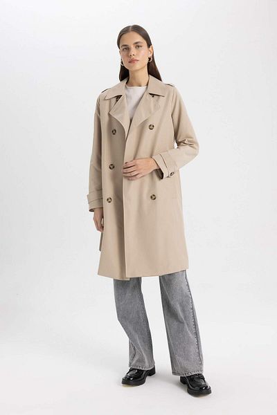 DeFacto DFC wasserdichter Trenchcoat – reguläre Passform
