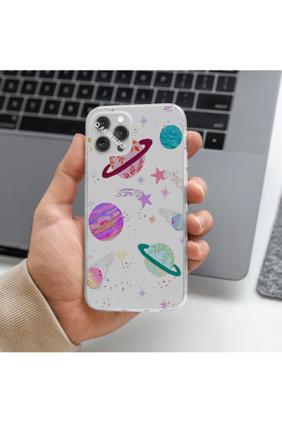 SHOWLIGHT Xiaomi Redmi Note 13 Pro Plus 5G Uyumlu Gezegen Tasarımlı Premium Ş...