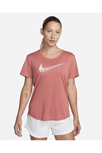 Nike Swoosh Run Kısa Kollu Kadın Koşu Üstü