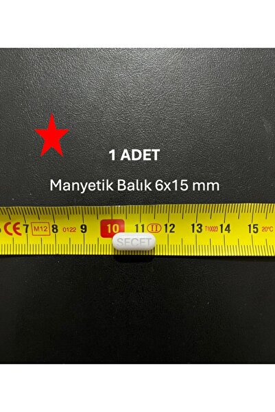 LAB Manyetik Balık 6x15 Mm - Boy:15 Mm - Çap:6 Mm