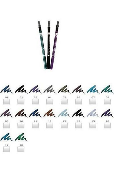 Cecile Creating Eye Pencil Set Suitable for Daily Use - Lasting, Bright and Deep Eyes 20-19