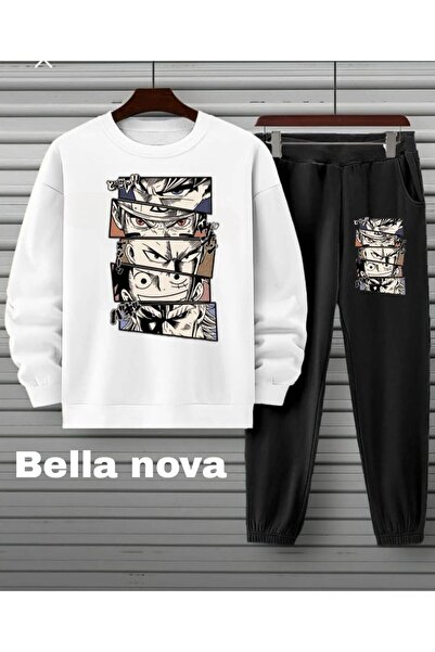 bellanova - Σετ φούτερ με κουκούλα με κουκούλα με 3 κλωστές