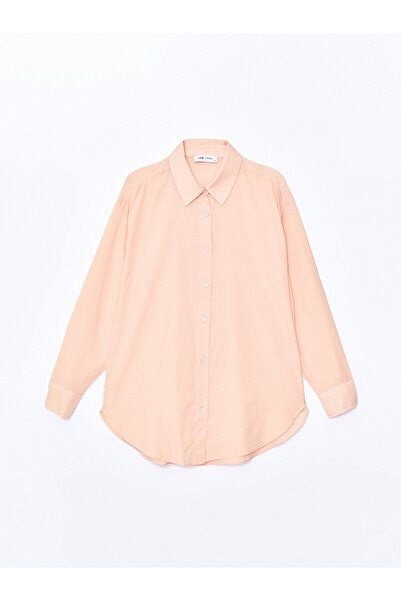 LC Waikiki Γυναικείο πουκάμισο LCW ίσιο μακρυμάνικο oversize