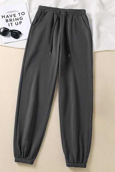 macklin Unisex Γυναικεία-Ανδρικά Φούτερ Jogger με θερμική επένδυση με ελαστική μέση - 3 κλωστές
