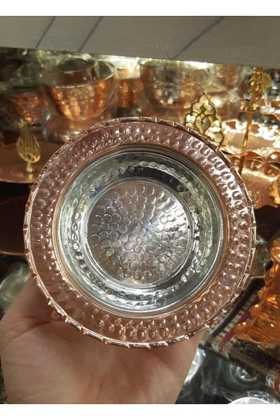 Zinnun 11.5 cm Copper Plate Set - 3 Pieces