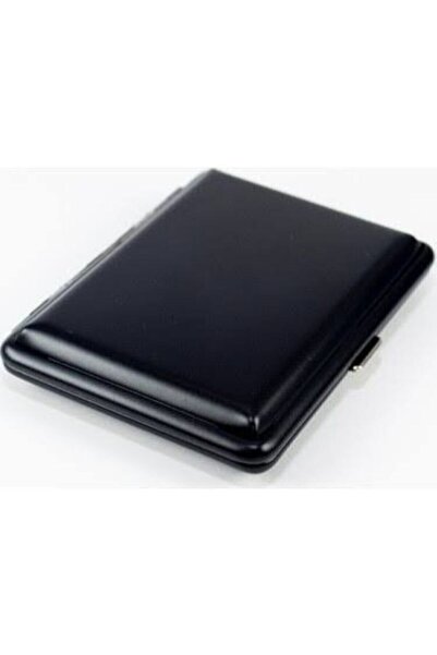 Genel Markalar Mat Siyah Metal Tabaka Metal Sigaralık Hediyelik Sigara Kutusu...