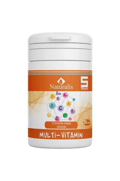 Naturalis Kırmızı Ginseng Multi Vitamin Tablet
