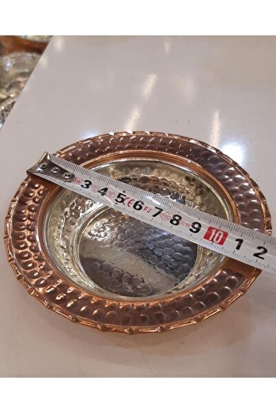 Zinnun 11.5 cm Copper Plate Set - 3 Pieces