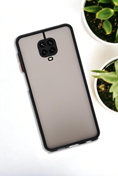 mooodcase Xiaomi Redmi Note 9 Pro Uyumlu Buzlu Şeffaf Lüx Telefon Kılıfı Mchzr