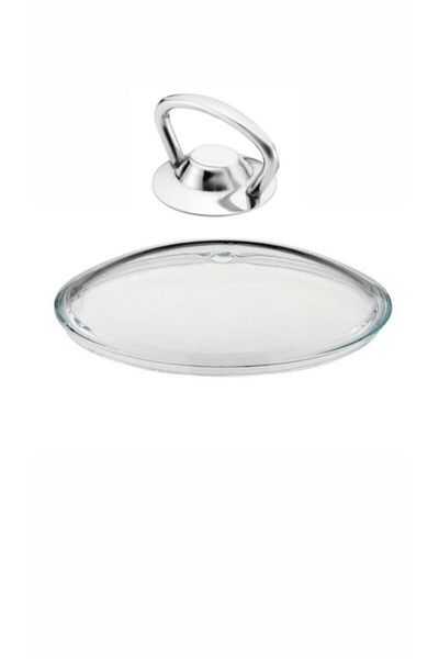 Paşabahçe 20 cm Glass Cover and Metal Handle