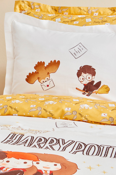 Harry Potter Karaca Home Harry Potter Wızards Letter Tek Kişilik Nevresim Takımı