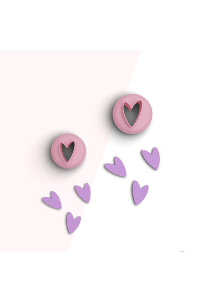 brocutters قلب غير متماثل صغير بوليمر - قطع الطين وقالب السيراميك، رقم: 252