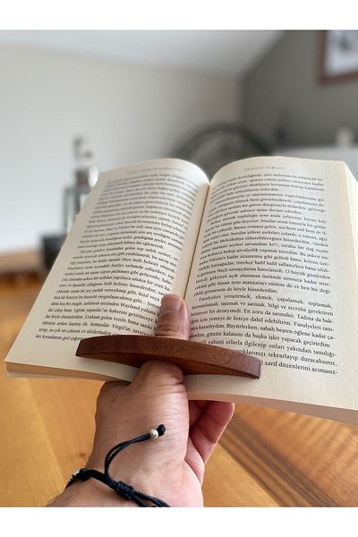 ÇamaŞırcıM Специален ръчно изработен пръстен за четене на книги