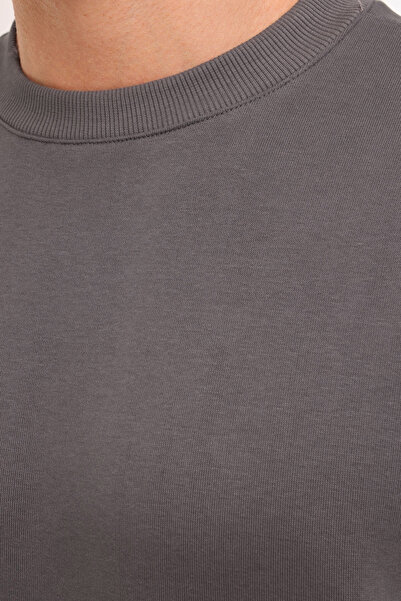 lumberjack MB ROS 16HS108 4PR Antrasit Erkek Sweatshirt