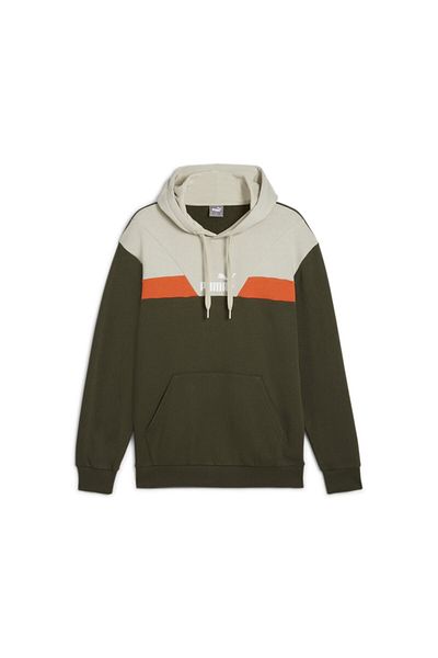 Puma Πράσινο ανδρικό φούτερ - Power Colorblock, 68173270