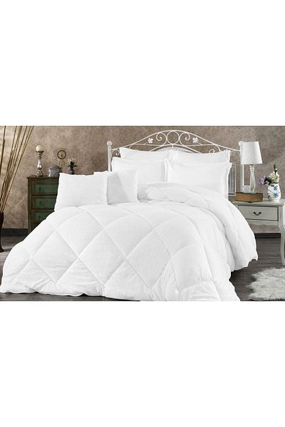 Primavera Home لحاف مزدوج من الألياف الدقيقة مضاد للحساسية 195x215