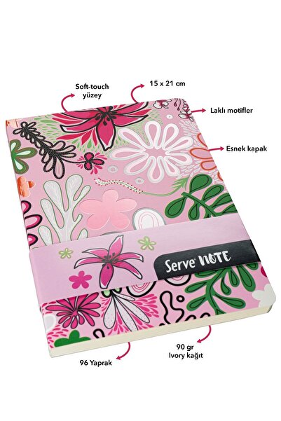 Serve Deep Kalem + Defter + Min + Silgi Hediye Seti - Doğa Serisi