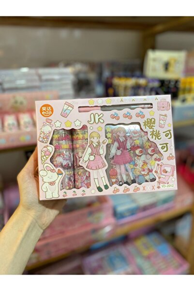 Bold Grup Cocherry Cute Character Sticker Set