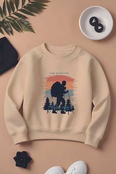 MYADA Детски суитшърт Oversize Adventure - специален дизайн 12577