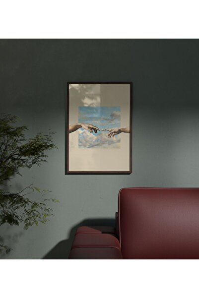 Sweetco The Creation of Adam by Michelangelo Çerçevesiz Poster | Adem'in Yaratılışı Sanat Ressam Art Poster