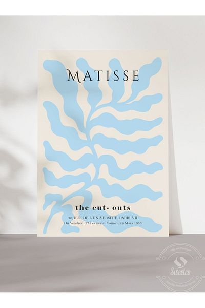 Sweetco Η σειρά Cut Out No3 του Henri Matisse χωρίς πλαίσιο
