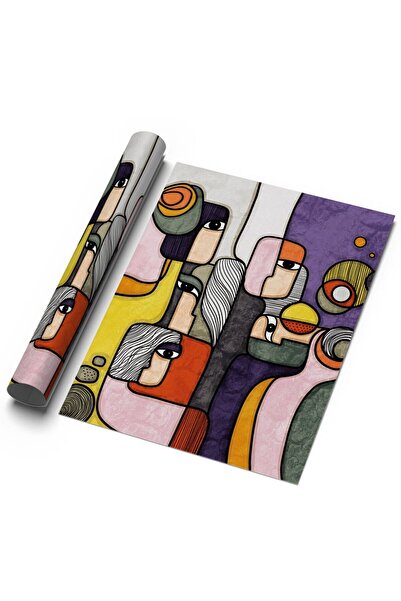 Sweetco Abstract People Çerçevesiz Poster | Soyut İnsan Posteri