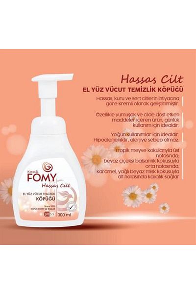Fomy Sensitive Skin Foam Soap Set Paky Hand Dish Detergent