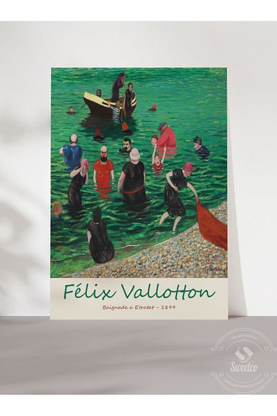 Sweetco Αφίσα Félix Vallotton Rimless Etretat - Ζωγράφος τέχνης