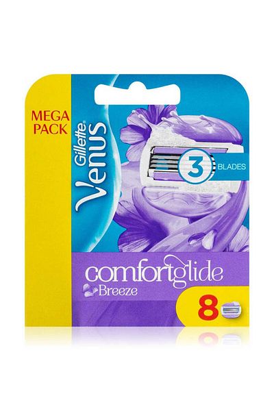 Gillette Venus Comfortglide Breeze - 8-Piece Shaving Blade Refill