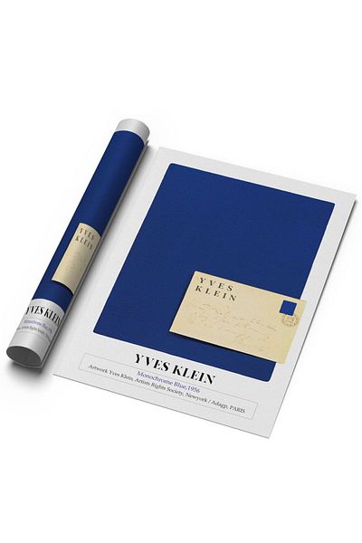 Sweetco Μονόχρωμο μπλε 1956 No2 από τον Yves Klein Αφίσα χωρίς πλαίσιο