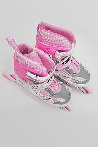 Furkan Original Lighted Adjustable Bag 2+1 Metal Body Exercise Children's Skate